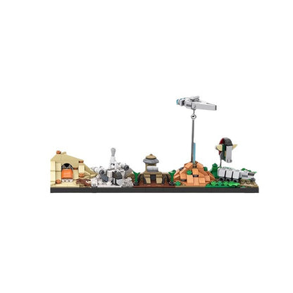 mandalorian skyline building set | star wars | moc-61128 - 3