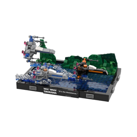 march of the resistance diorama building set | moc-112881 - 1