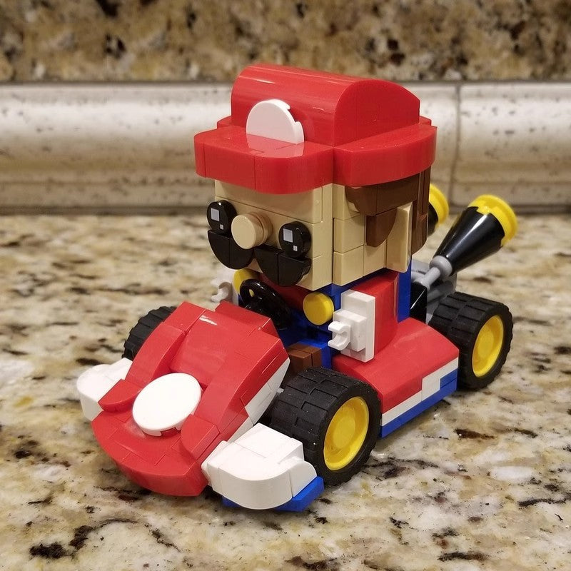 mario kart brickheadz building set | moc-21773 - 1