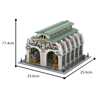 market hall building set | moc-187445 - 3
