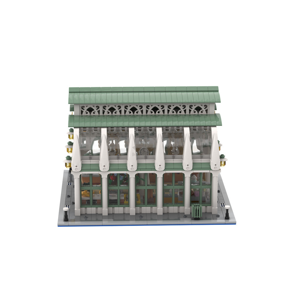market hall building set | moc-187445 - 5