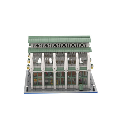 market hall building set | moc-187445 - 5