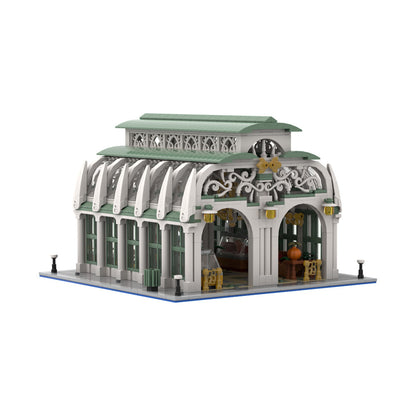 market hall building set | moc-187445 - 6