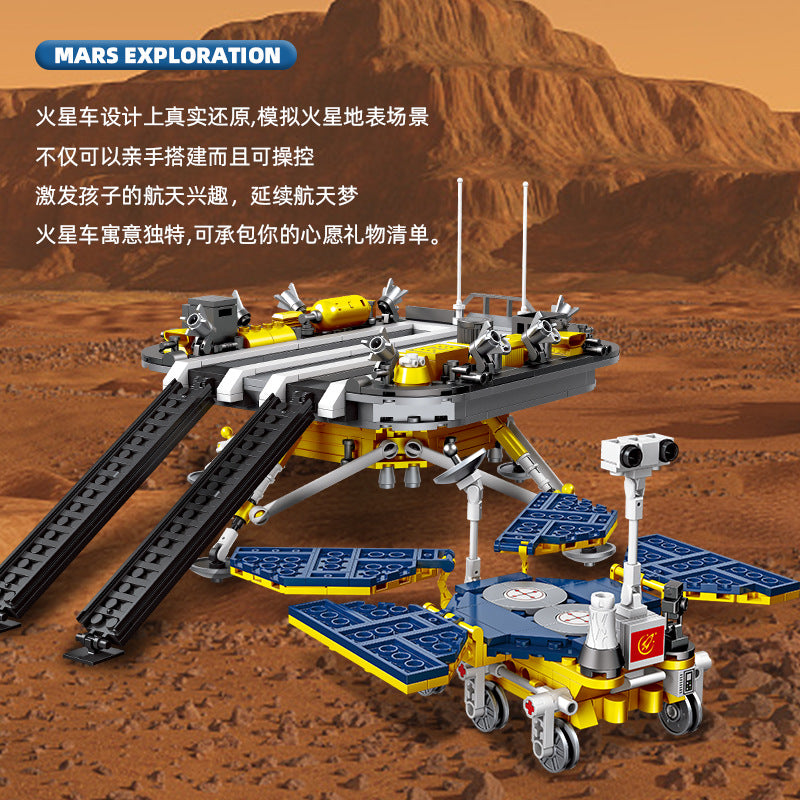 mars rover building set - 729 pcs | jiestar 59013 - 1