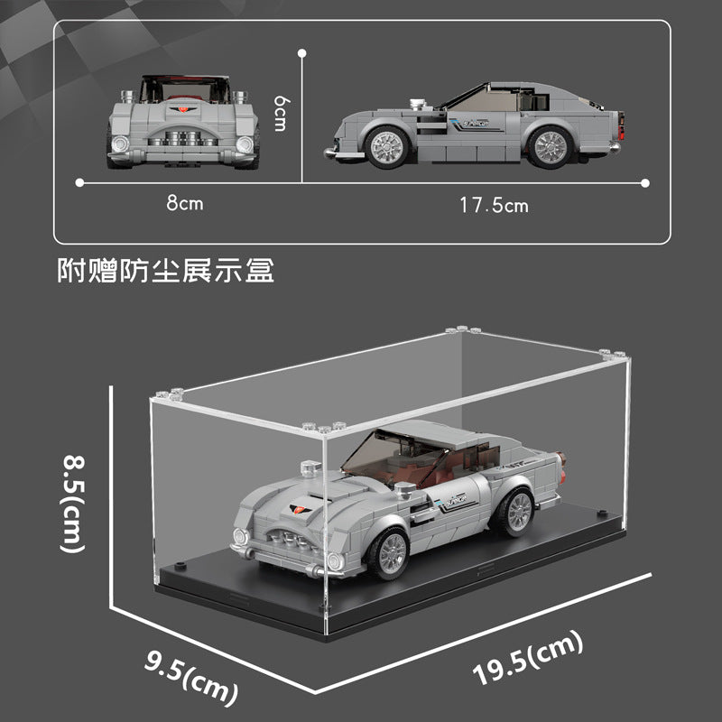 martin 007 car building sets with display case | mouldking 27050 - 3