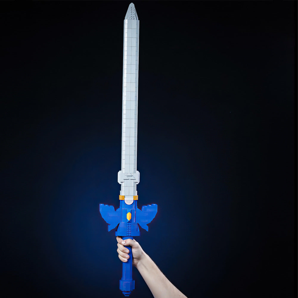 master sword moc building set from game breath of the wild - 1