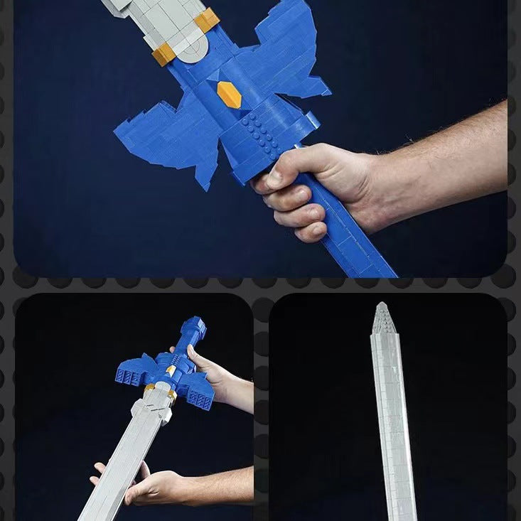 master sword moc building set from game breath of the wild - 2