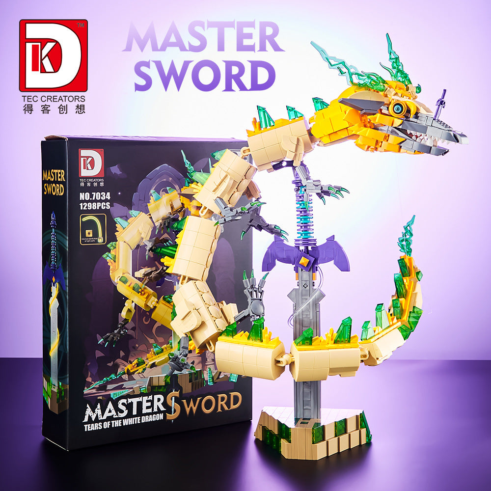 master sword rears of the white dragon - 1298 pcs | dk 7034 - 1