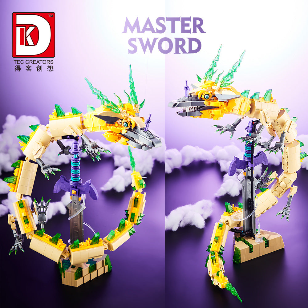 master sword rears of the white dragon - 1298 pcs | dk 7034 - 2