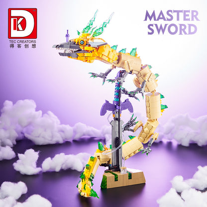 master sword rears of the white dragon - 1298 pcs | dk 7034 - 3