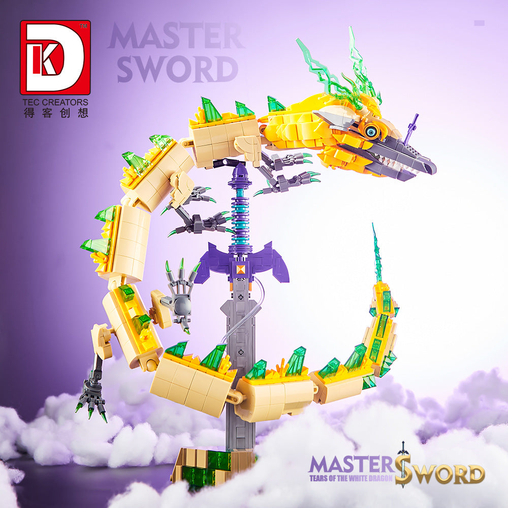 master sword rears of the white dragon - 1298 pcs | dk 7034 - 4