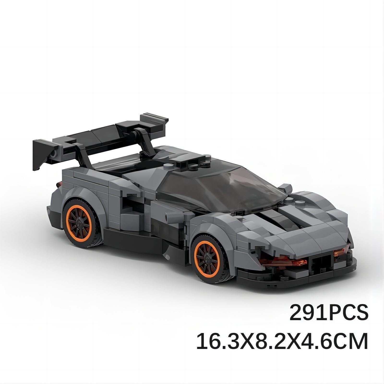 mclaren senna v2 building set | 8 stud wide | moc-40756 - 6