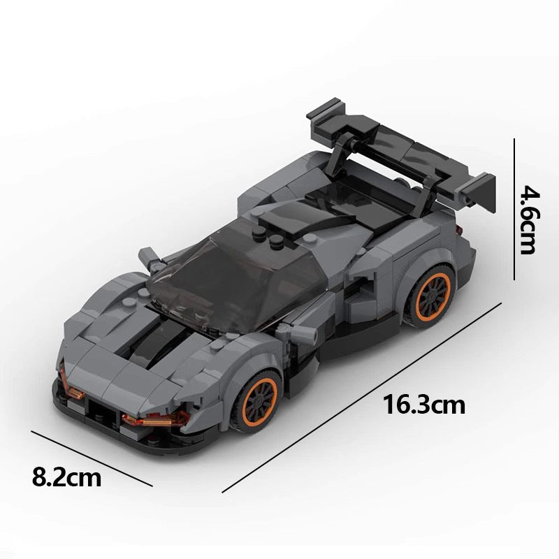 mclaren senna v2 building set | 8 stud wide | moc-40756 - 7