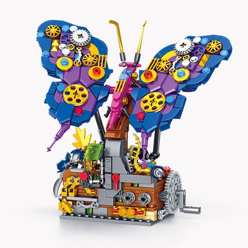 mechanical butterfly building blocks set - gaomisi 624 pcs - 5