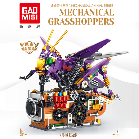 mechanical grasshoppers building blocks set - gaomisi - 1