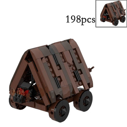 medieval battering ram building set | moc-159309 | moc-170558 - 1