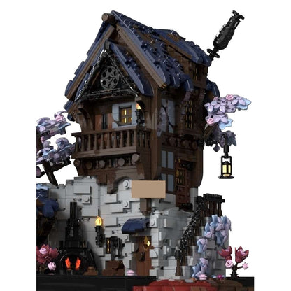 medieval blacksmith and forge building set | moc-213181 - 2