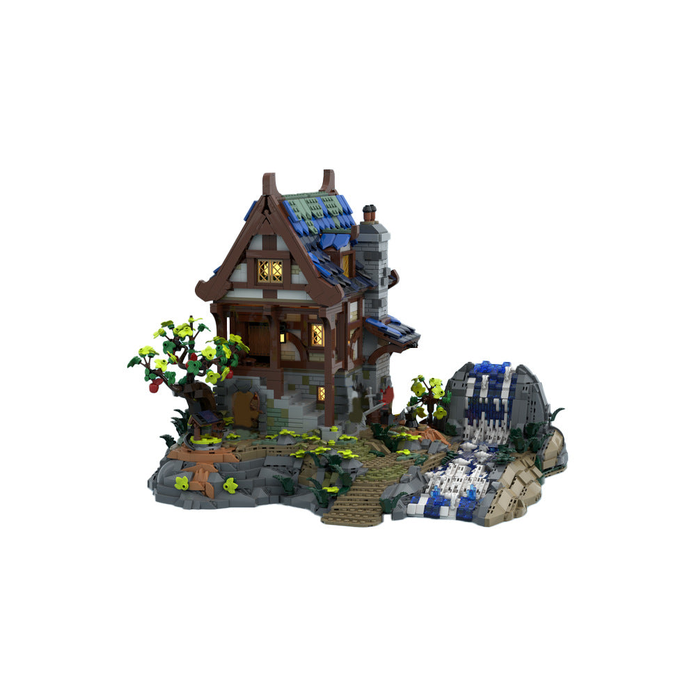 medieval blacksmith building set | moc-186959 - 2