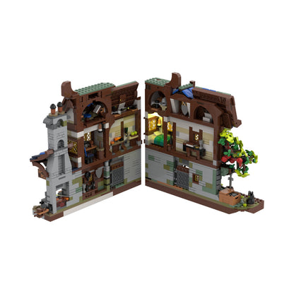 medieval blacksmith nook building set | moc-195795 - 3