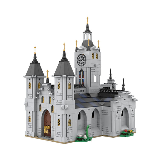 medieval church building set | moc-192638 - 2