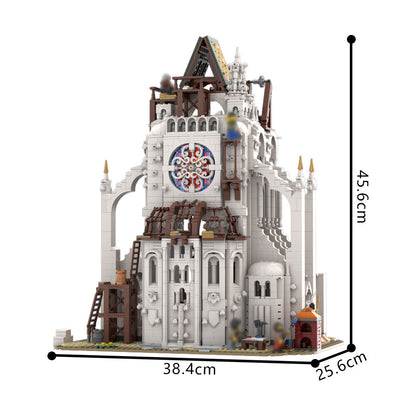 medieval construction site building set | moc-214984 - 4