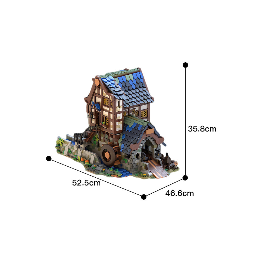 medieval sawmill building set | moc-173041 - 4