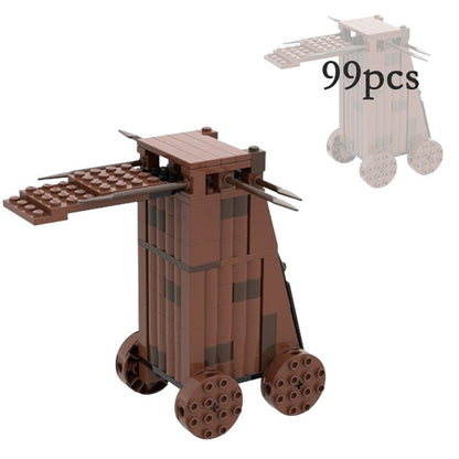 medieval siege tower building set | moc-153209 | moc-91157 - 1