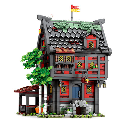 medieval tavern - crusader hotel building blocks - reobrix 66017 - 5