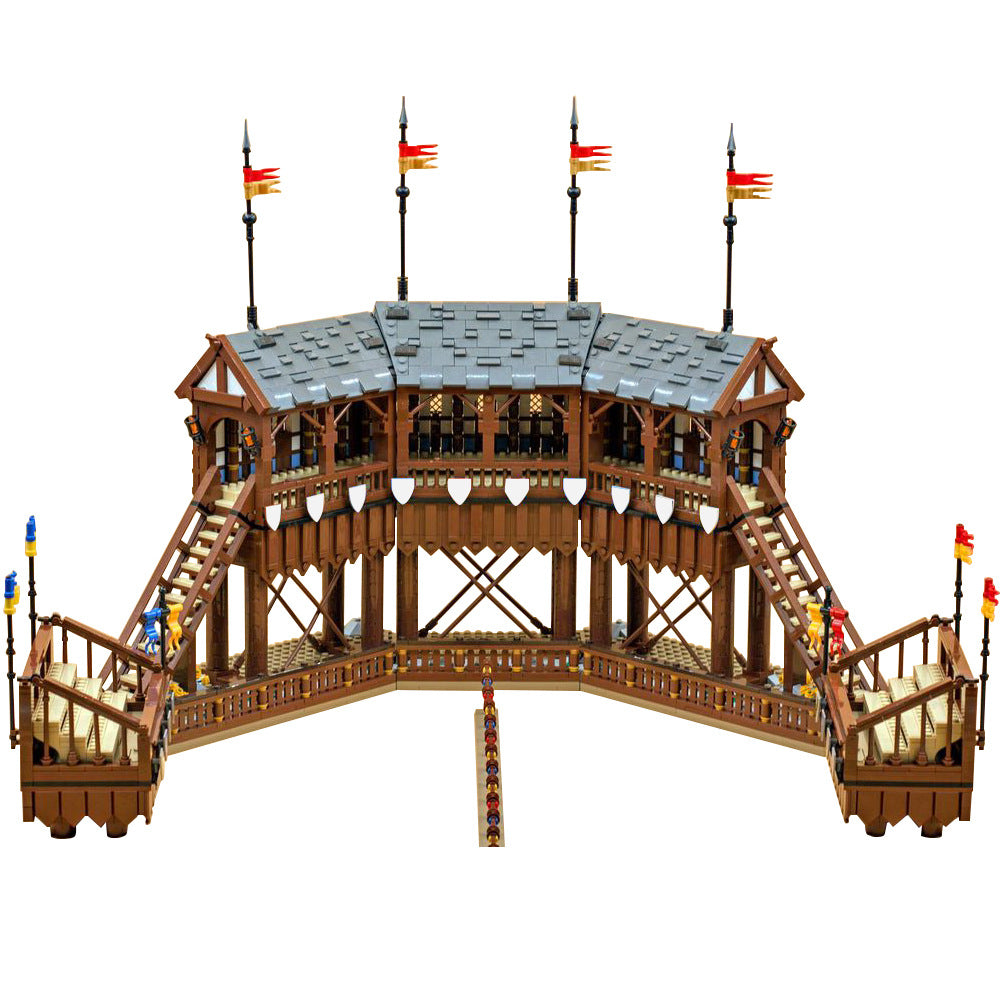 medieval tournament grounds building set | moc-152408 - 2