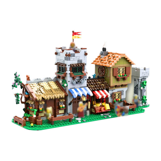 medieval town square alternate build set | moc-187250 - 2