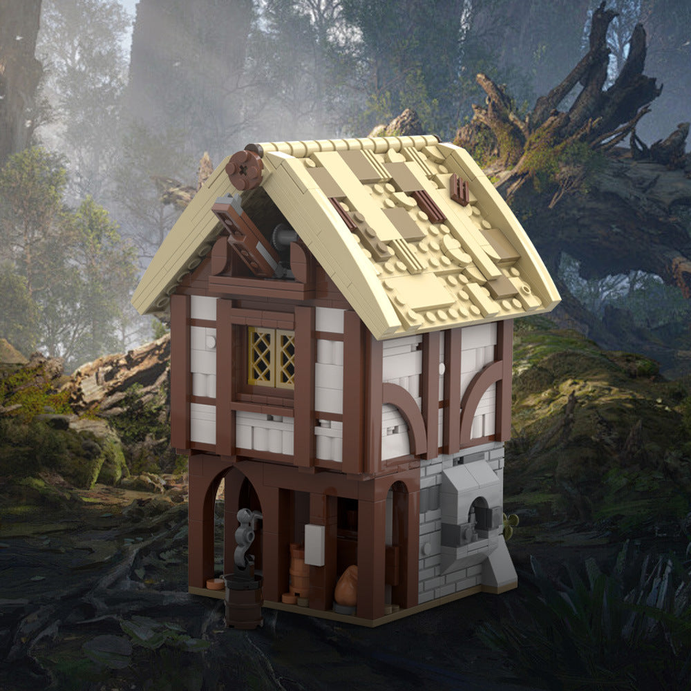 medieval warehouse building set | moc-197656 - 1