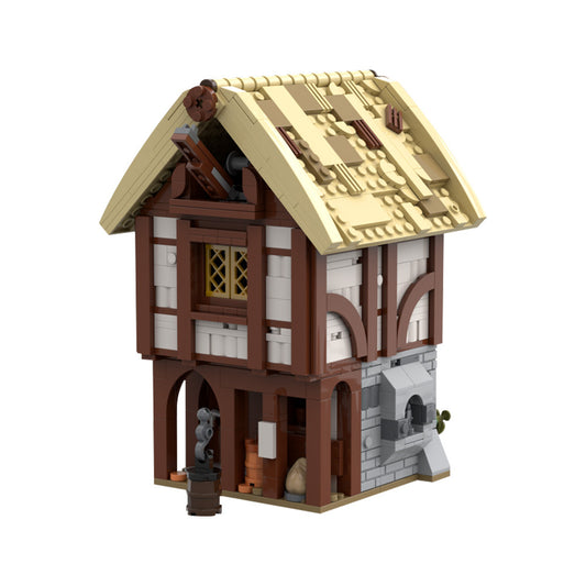 medieval warehouse building set | moc-197656 - 2