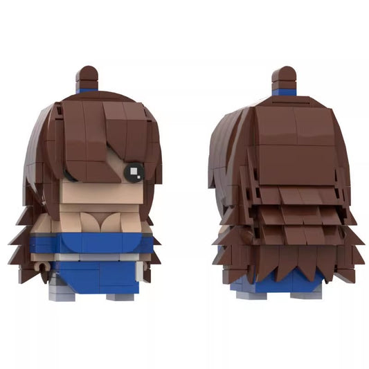 mei terumi brickheadz moc set | naruto water kage | lego compatible - 1