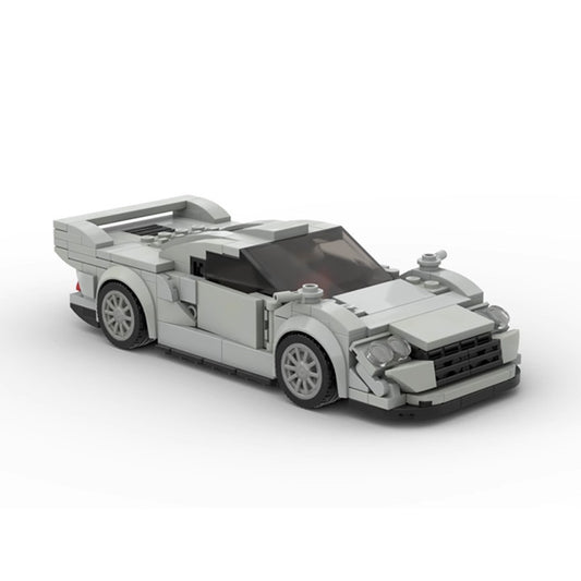 mercedes benz clk building set | 8 stud wide | moc-48503 - 1