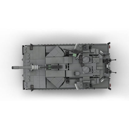 merkava mk.4m building set | main battle tank | 1:35 scale | moc-200277 - 3