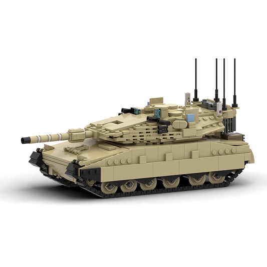 merkava mk4 building set | main battle tanks | moc-165218 - 1