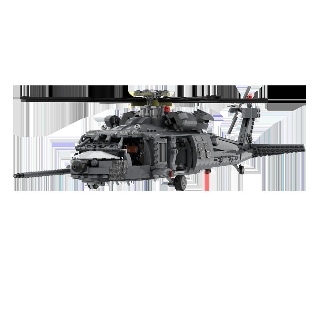 mh-60l pave hawk helicopter building set | lego compatible - 2