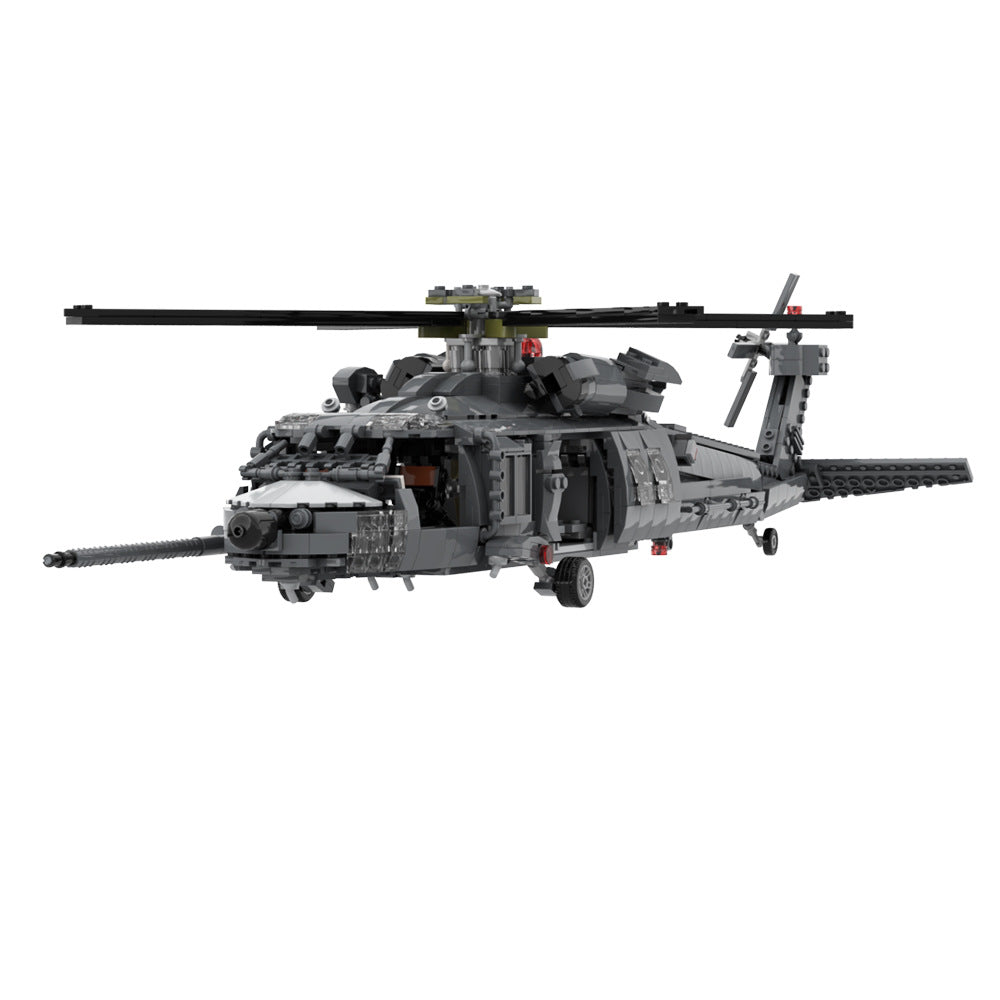 mh-60l pave hawk helicopter building set | lego compatible - 5