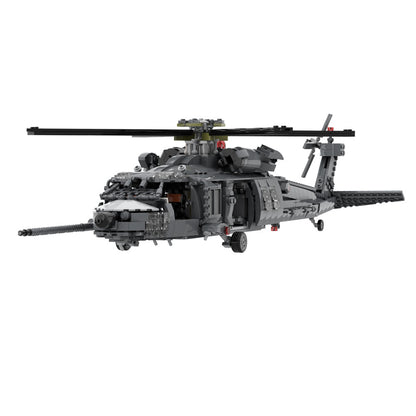 mh-60l pave hawk helicopter building set | lego compatible - 5