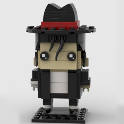 michael jackson brickheadz building set | moc-75917 - 1