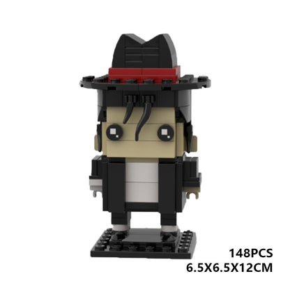 michael jackson brickheadz building set | moc-75917 - 4