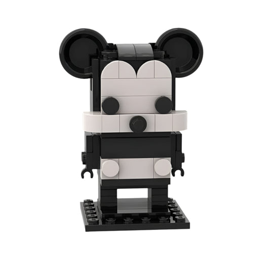 mickey mouse brickheadz moc set | lego-compatible disney blocks - 1