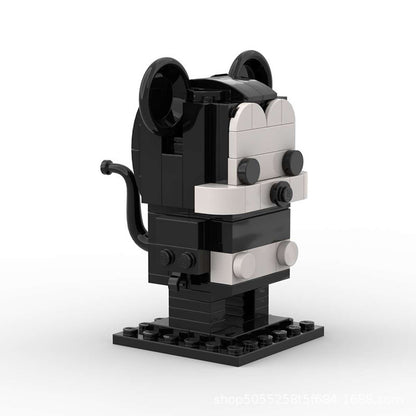 mickey mouse brickheadz moc set | lego-compatible disney blocks - 2