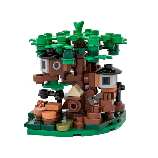 micro tree house building set | moc-41111 - 1