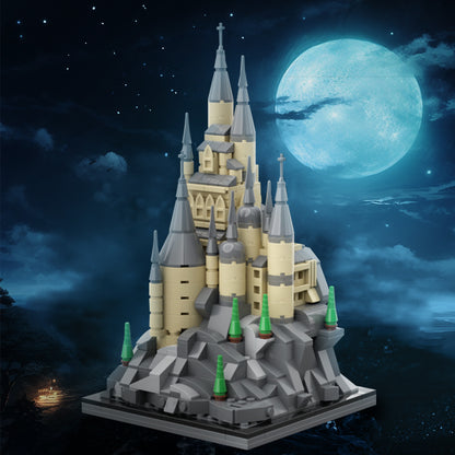 microscale castle building set | harry potter | lego compatible - 1