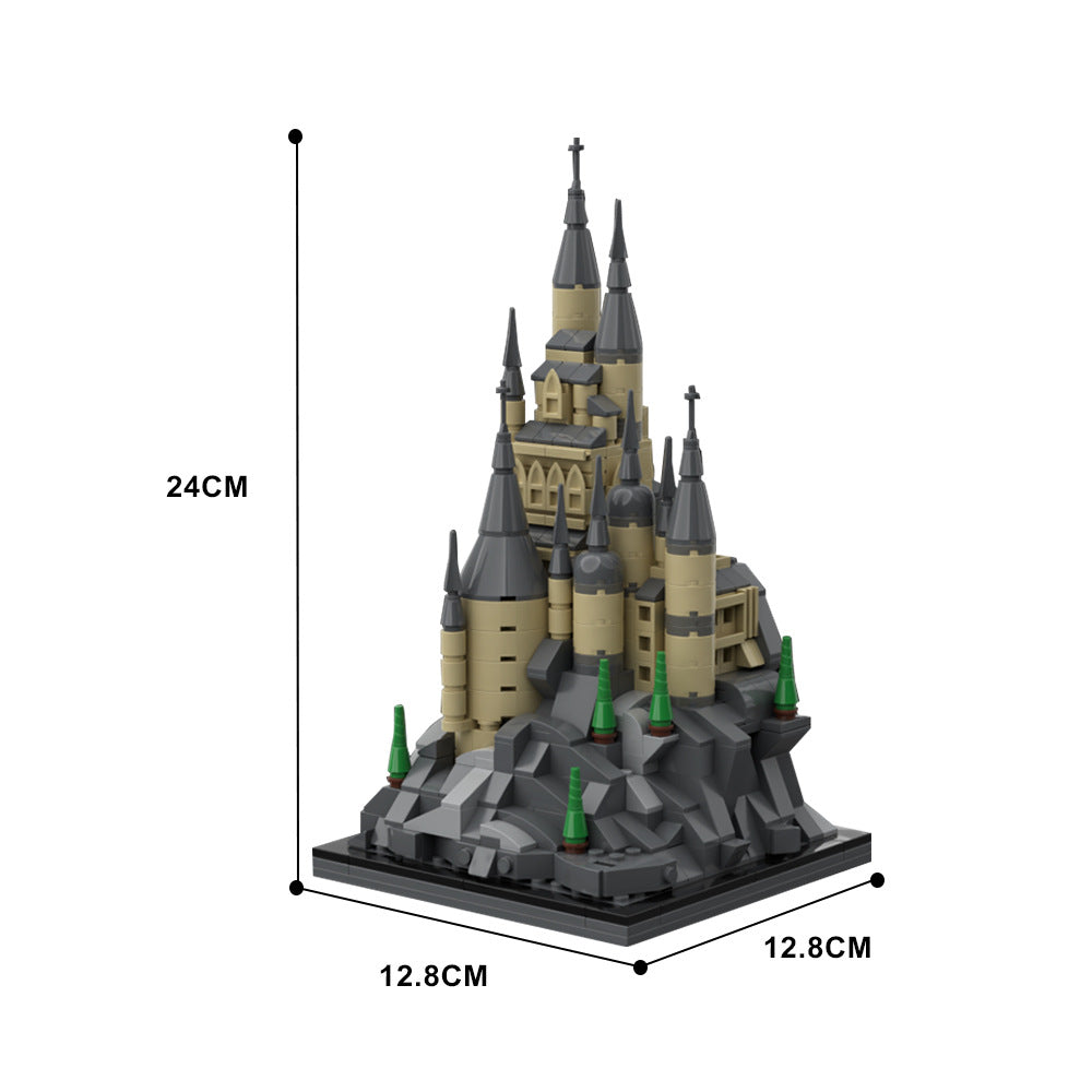 microscale castle building set | harry potter | lego compatible - 3