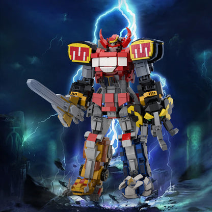 mighty morphin power rangers megazord mecha building set - 1