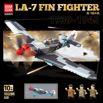 military la-7 fin fighter - quan guan 100286 - 1