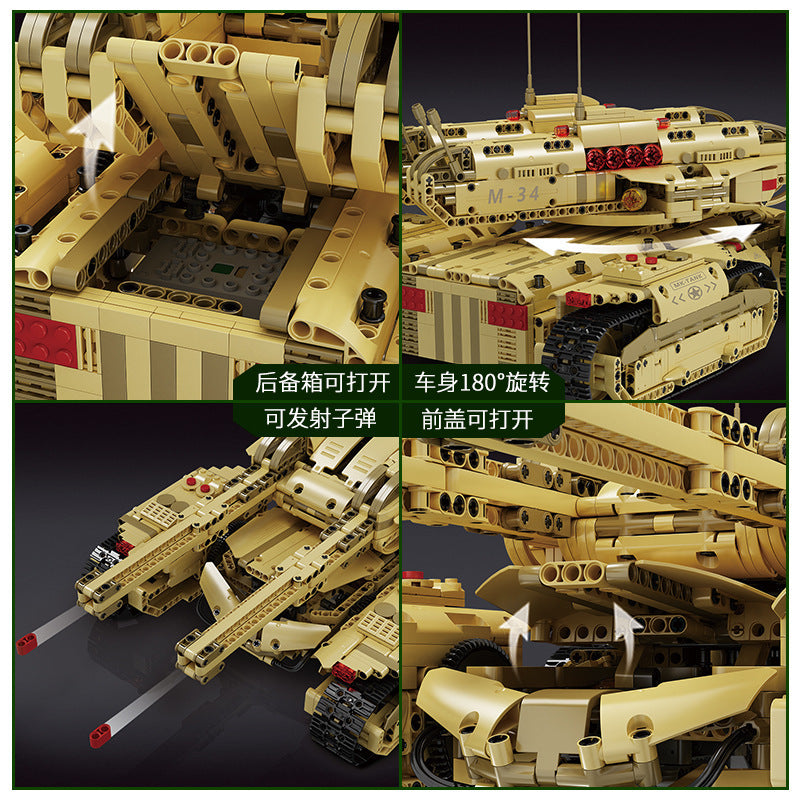 military mk-ii tank - 3296 pcs | mouldking 20011 - 3