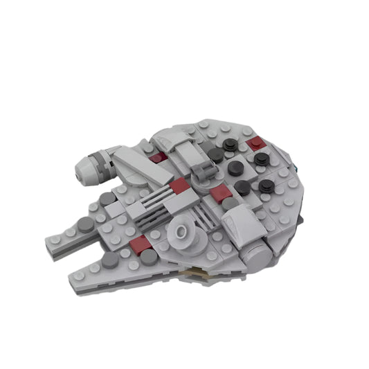millennium falcon mini-size building set | star wars | moc-123092 - 1